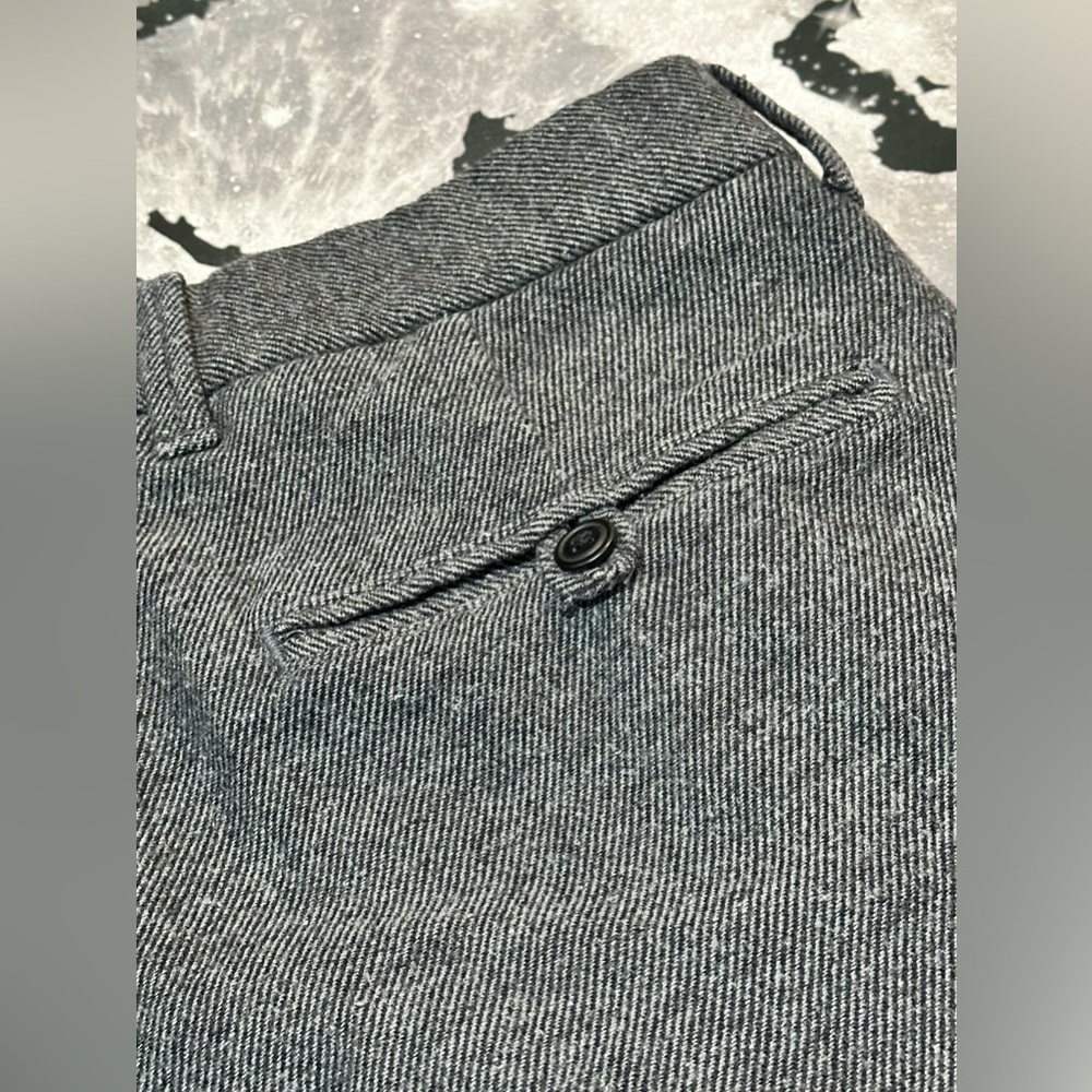 Gap Slim Fit Charcoal Gray Wool Trousers - Picture 5 of 10